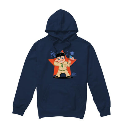 Navy - Front - Elvis Presley Unisex Adult Lil G I Hoodie