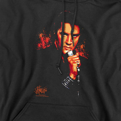 Black - Side - Elvis Presley Unisex Adult Trouble Hoodie