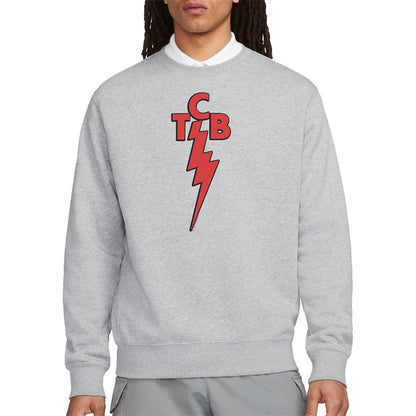 Athletic Heather - Back - Elvis Presley Unisex Adult TCB Sweatshirt
