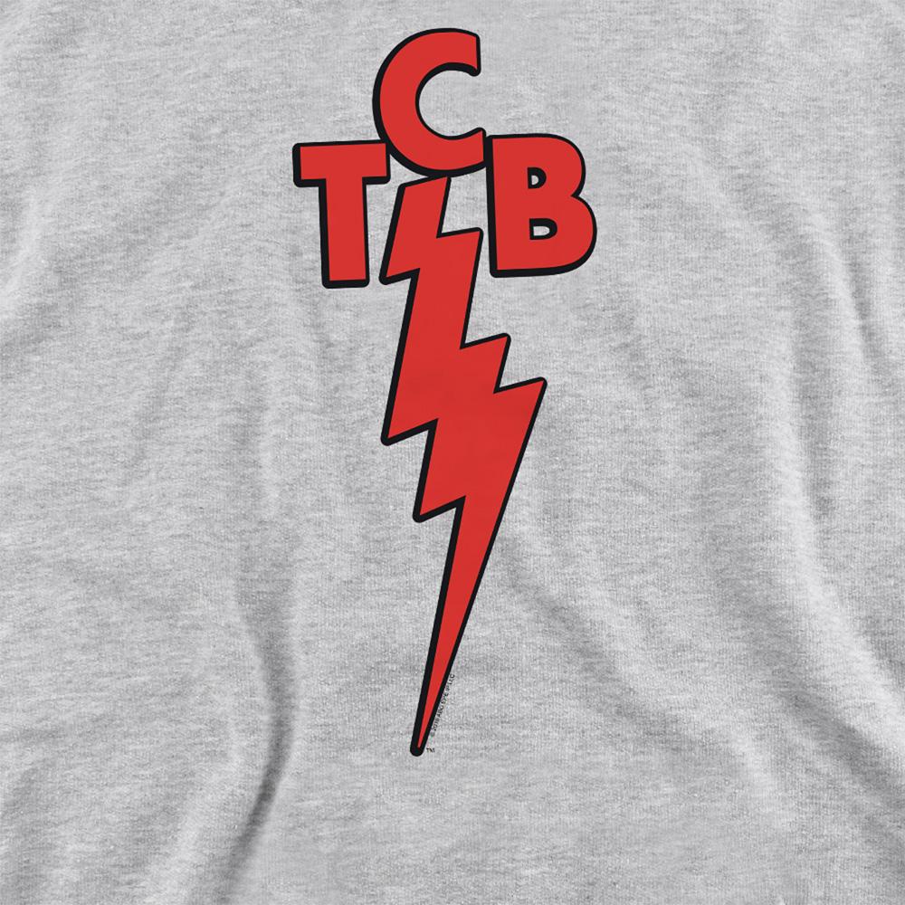 Athletic Heather - Side - Elvis Presley Unisex Adult TCB Sweatshirt
