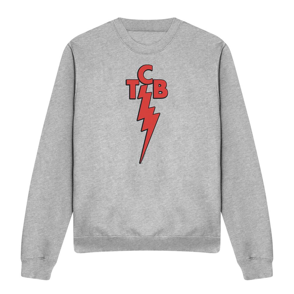Athletic Heather - Front - Elvis Presley Unisex Adult TCB Sweatshirt