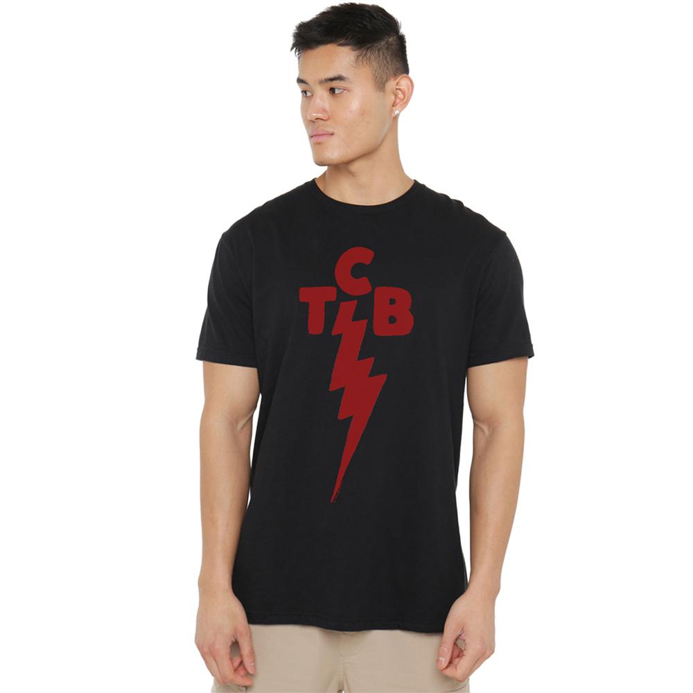 Black - Back - Elvis Presley Unisex Adult TCB Symbol T-Shirt