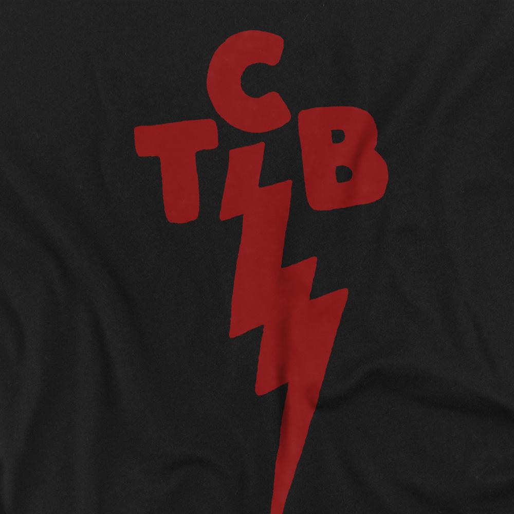 Black - Side - Elvis Presley Unisex Adult TCB Symbol T-Shirt