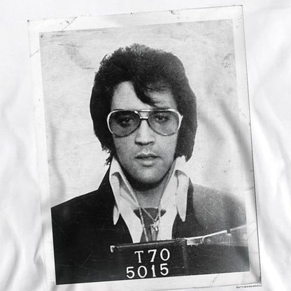 White - Side - Elvis Unisex Adult Framed Sweatshirt