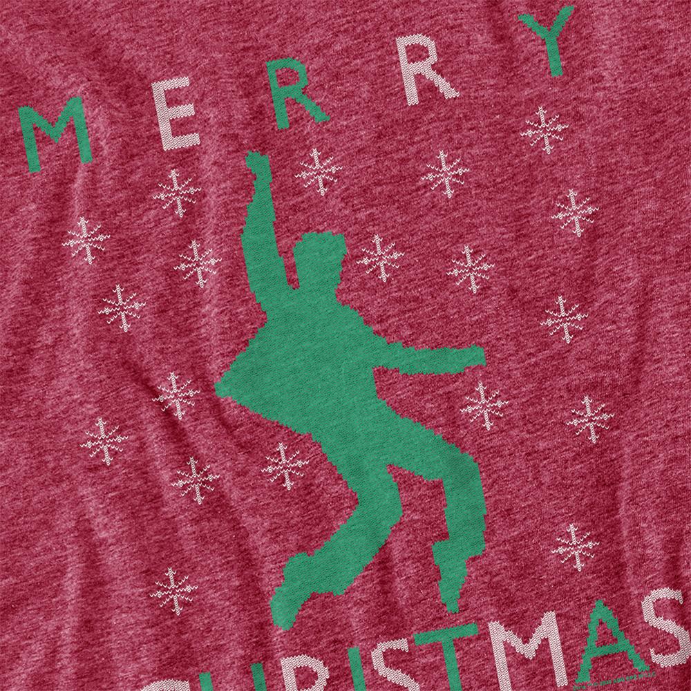 Red - Side - Elvis Presley Unisex Adult Dancing Ugly T-Shirt