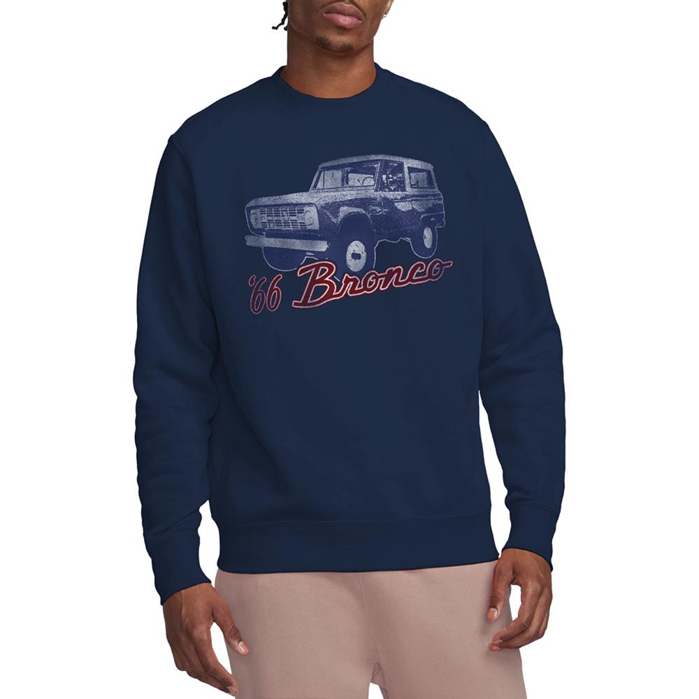 Navy - Back - Ford Unisex Adult Bronco 66 Classic Sweatshirt
