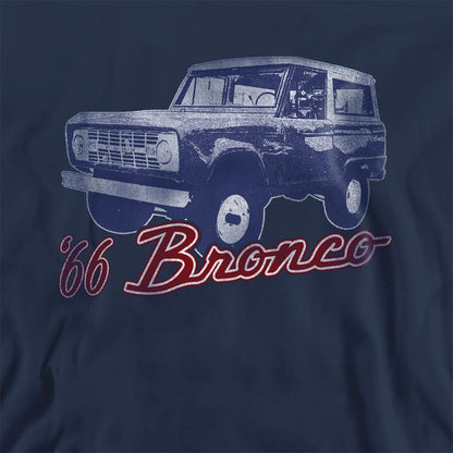 Navy - Side - Ford Unisex Adult Bronco 66 Classic Sweatshirt