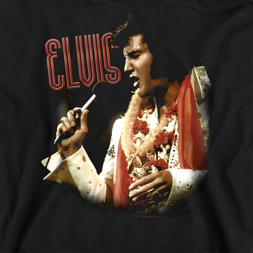 Black - Side - Elvis Presley Unisex Adult Soulful Sweatshirt
