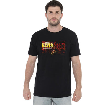 Black - Back - Elvis Presley Unisex Adult From Elvis In Memphis T-Shirt