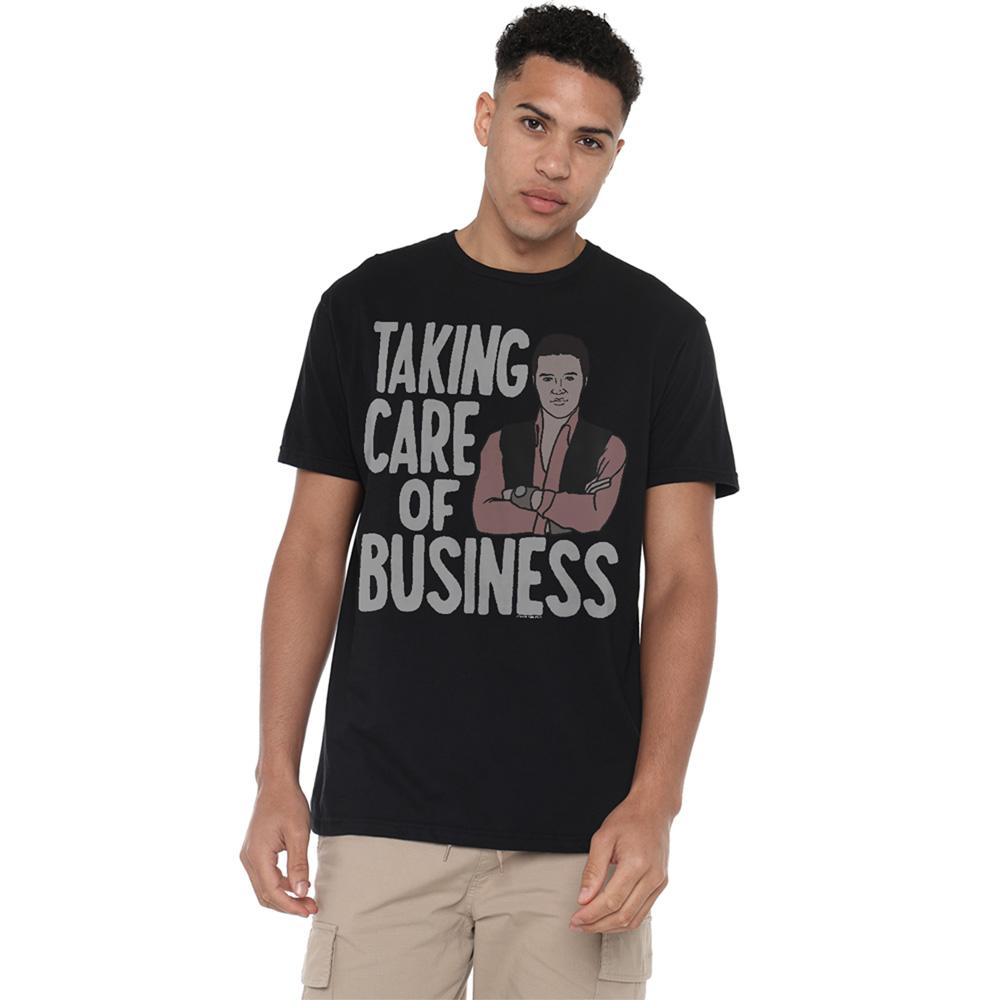 Black - Back - Elvis Presley Unisex Adult TCB T-Shirt