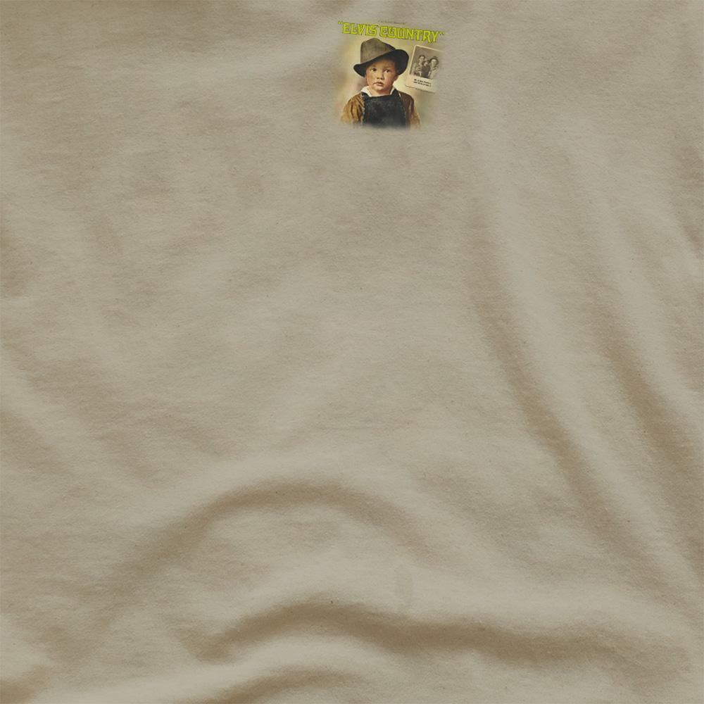 Safari Green - Side - Elvis Presley Unisex Adult Elvis Country T-Shirt
