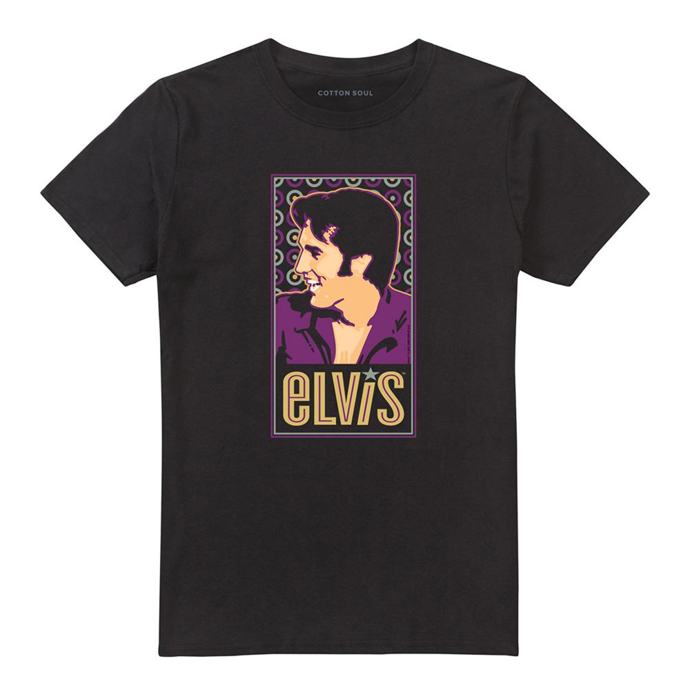 Black - Front - Elvis Presley Unisex Adult Elvis Is T-Shirt