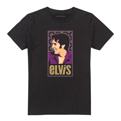 Black - Front - Elvis Presley Unisex Adult Elvis Is T-Shirt