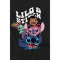 Black - Side - Lilo & Stitch Childrens-Kids Character Montage T-Shirt