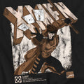 Black - Side - Marvel Childrens-Kids X-Men Gambit Infographic T-Shirt