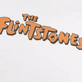 White-Orange - Side - The Flintstones Mens Logo T-Shirt