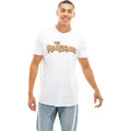 White-Orange - Lifestyle - The Flintstones Mens Logo T-Shirt