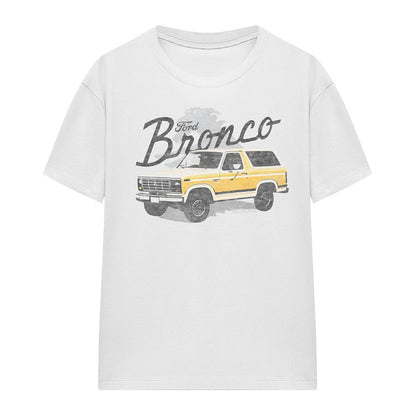 White - Front - Ford Womens-Ladies Bronco T-Shirt