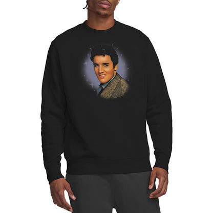 Black - Back - Elvis Presley Unisex Adult Starlite Sweatshirt