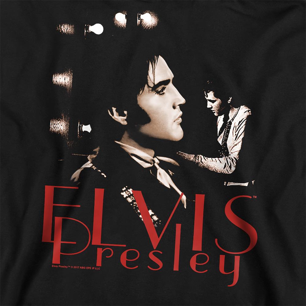 Black - Side - Elvis Presley Unisex Adult Memories Sweatshirt