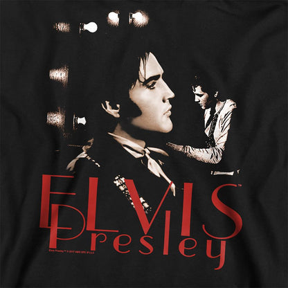 Black - Side - Elvis Presley Unisex Adult Memories Sweatshirt