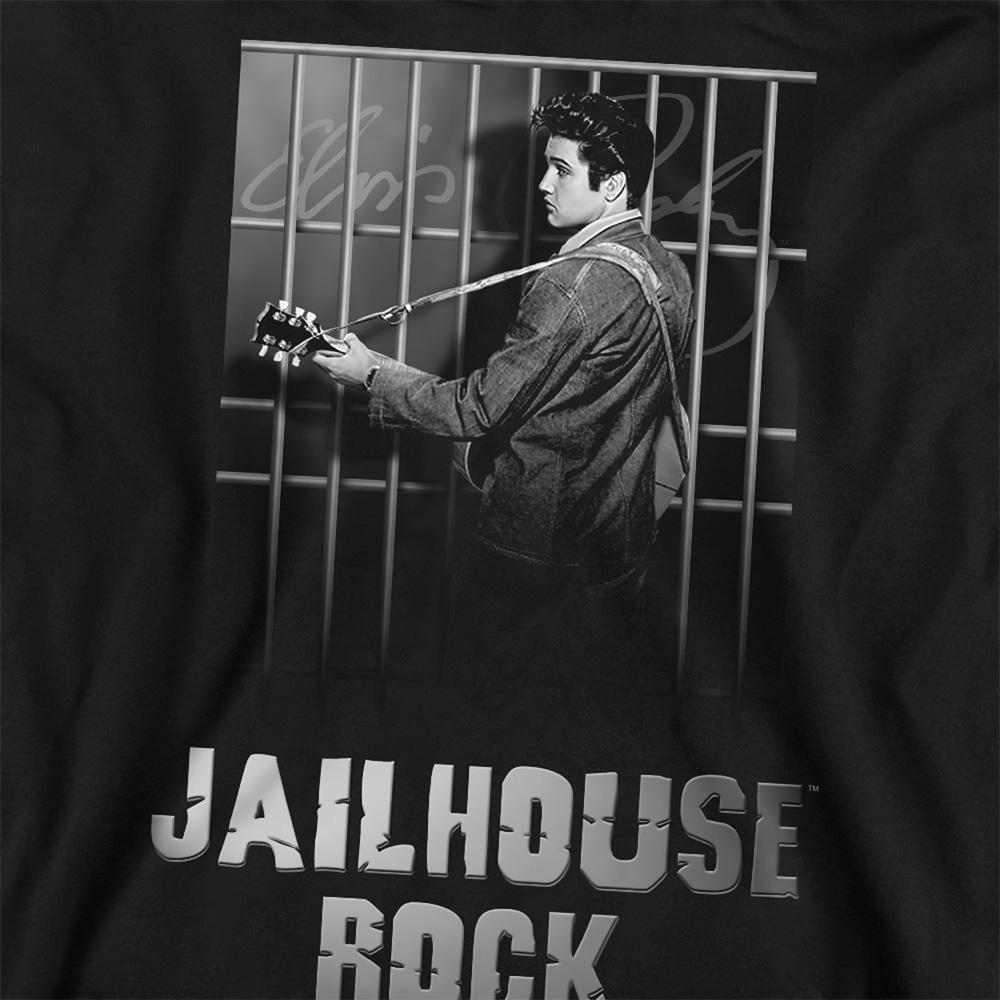 Black - Side - Elvis Presley Unisex Adult Jailhouse Rock Sweatshirt