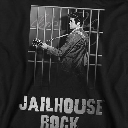 Black - Side - Elvis Presley Unisex Adult Jailhouse Rock Sweatshirt