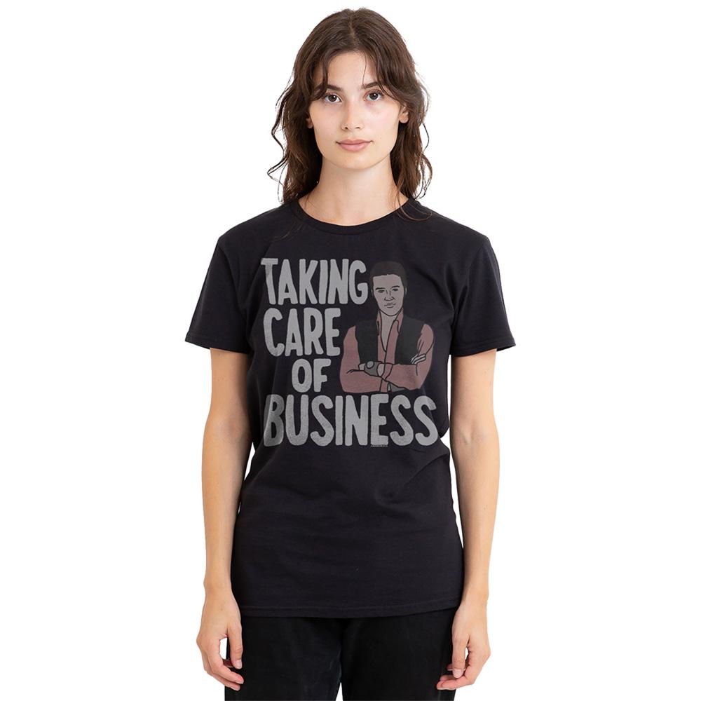 Black - Back - Elvis Presley Womens-Ladies TCB T-Shirt