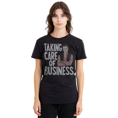 Black - Back - Elvis Presley Womens-Ladies TCB T-Shirt