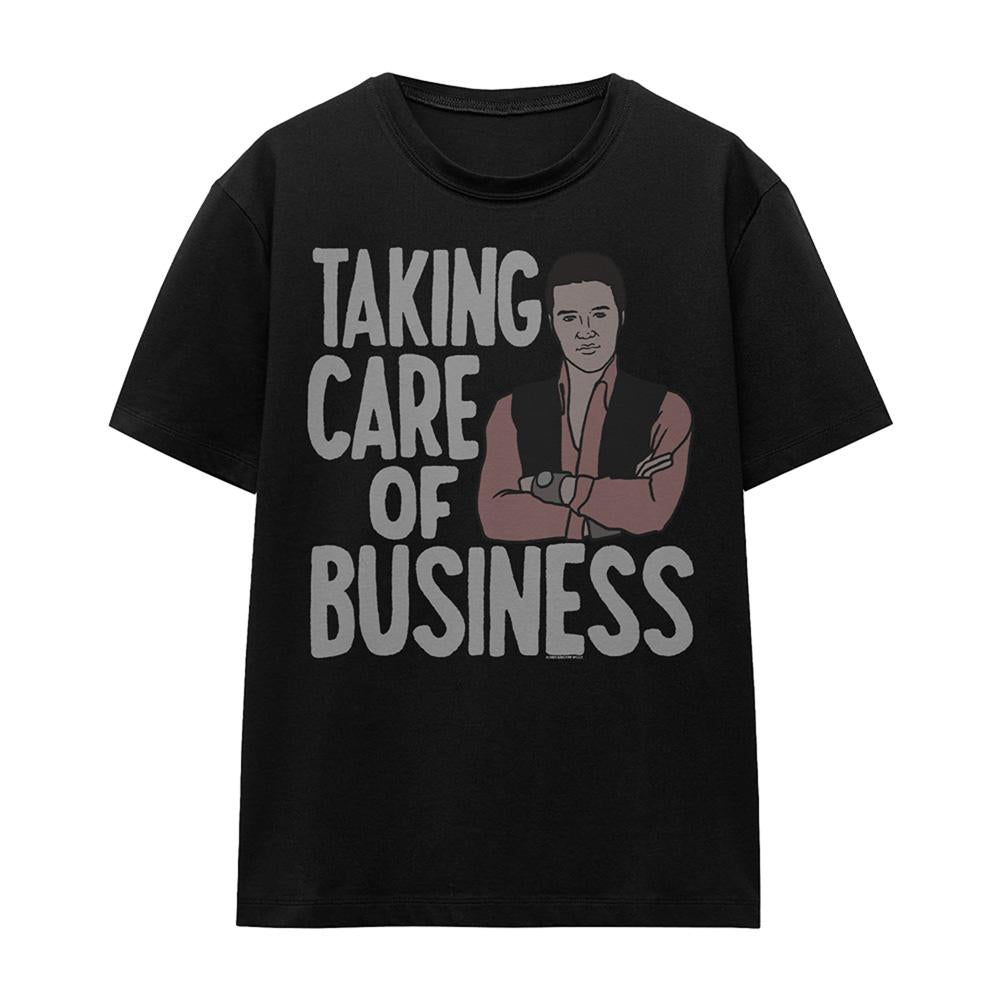 Black - Front - Elvis Presley Womens-Ladies TCB T-Shirt