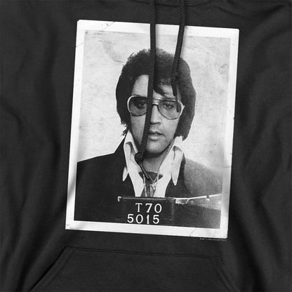 Black - Side - Elvis Presley Unisex Adult Framed Hoodie