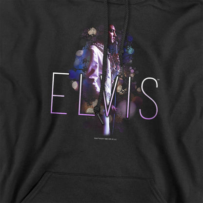 Black - Side - Elvis Presley Unisex Adult Dream State Hoodie