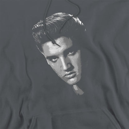 Charcoal - Side - Elvis Presley Unisex Adult American Idol Hoodie