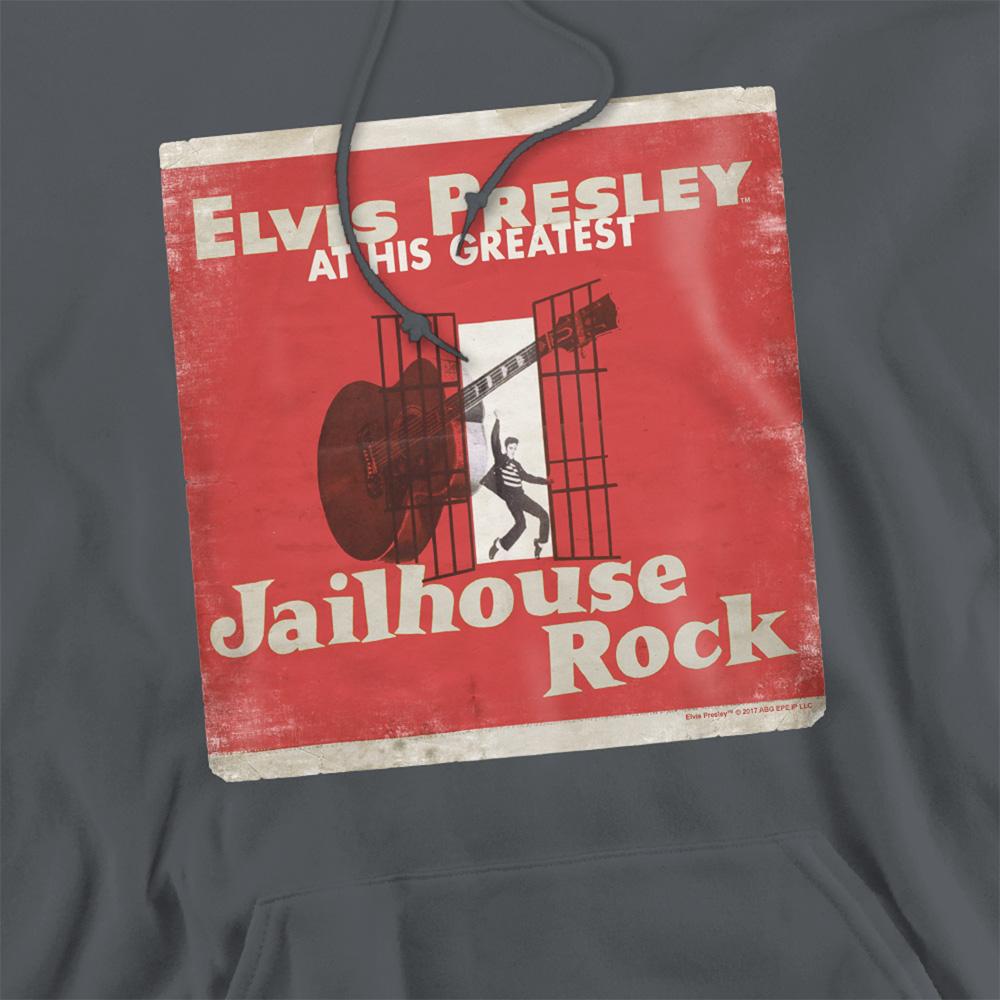 Charcoal - Side - Elvis Presley Unisex Adult Greatest Hoodie
