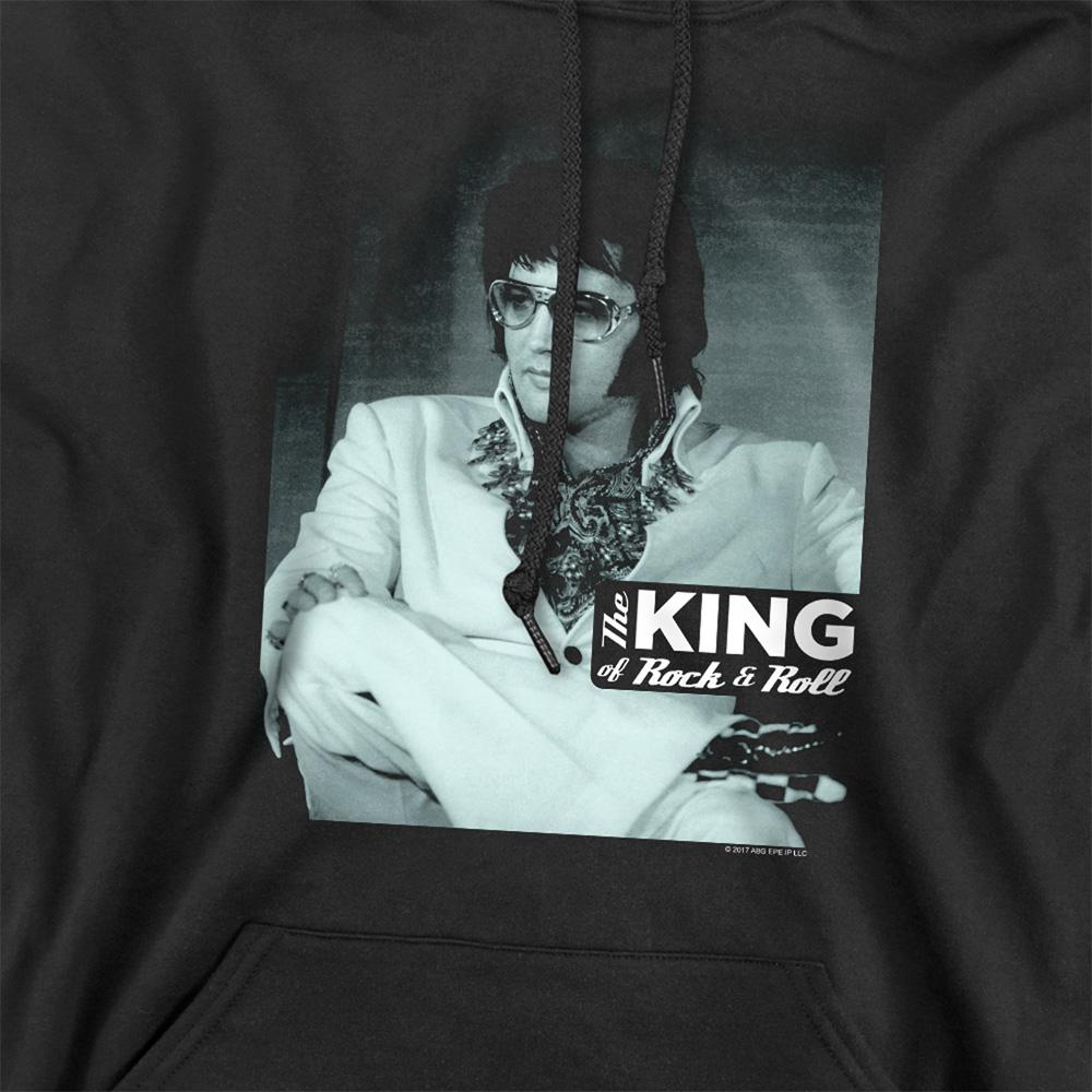 Black - Side - Elvis Presley Unisex Adult Good To Be Hoodie