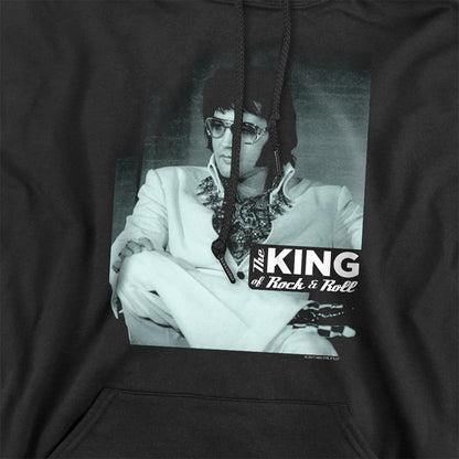 Black - Side - Elvis Presley Unisex Adult Good To Be Hoodie