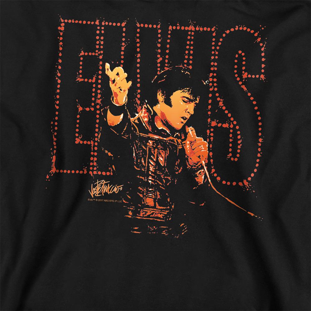 Black - Side - Elvis Presley Unisex Adult Take My Hand Sweatshirt