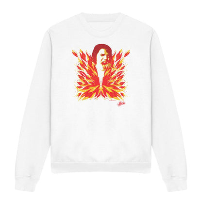 White - Front - Elvis Presley Unisex Adult His Latest Flame Sweatshirt