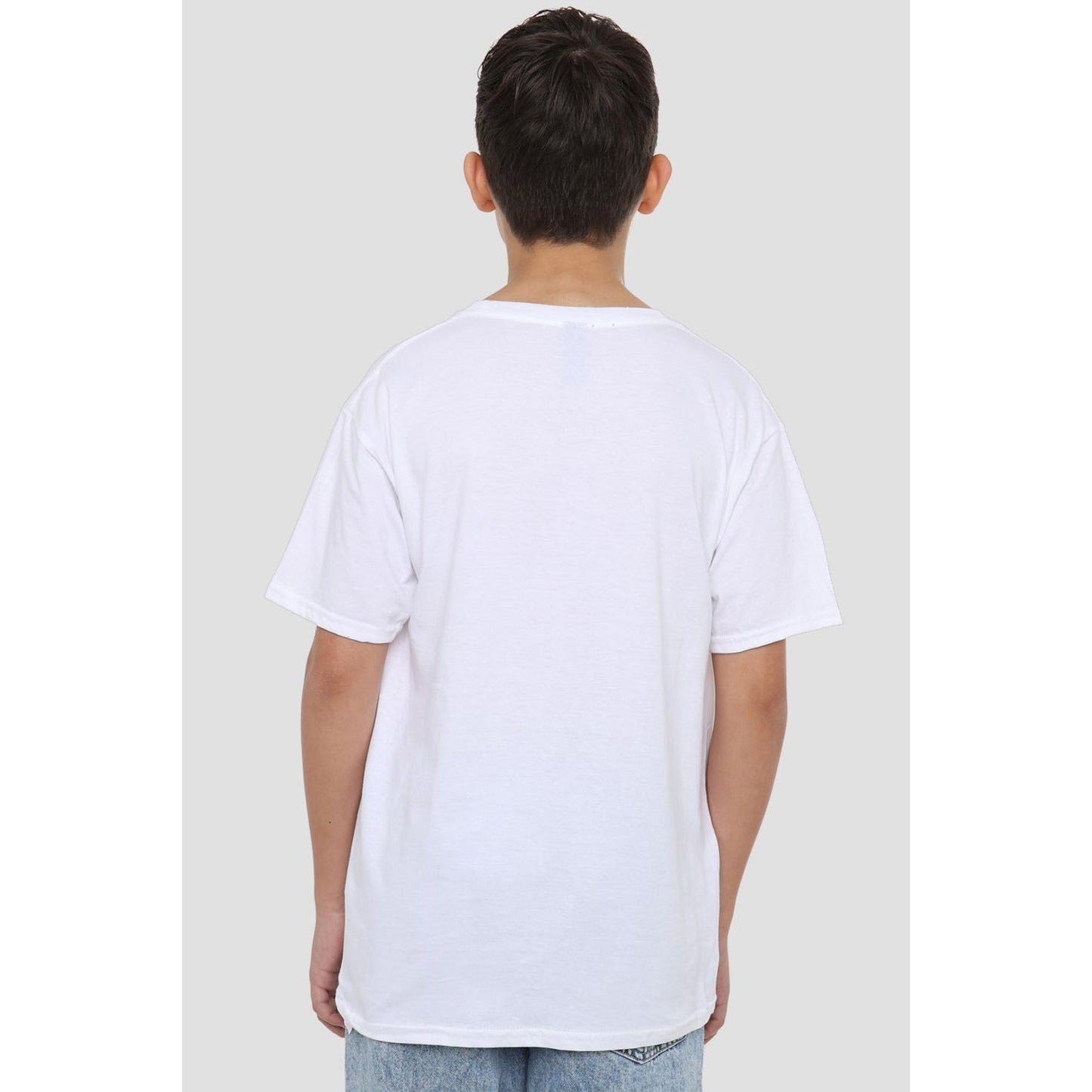 White - Back - Disney Childrens-Kids Mickey Mouse 7th Birthday T-Shirt