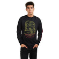 Black - Side - Cobra Kai Mens Never Dies Long-Sleeved T-Shirt