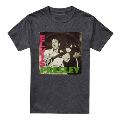 Charcoal - Front - Elvis Presley Unisex Adult First Lp T-Shirt
