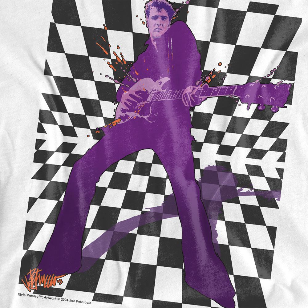 White - Side - Elvis Childrens-Kids Lets Rock T-Shirt