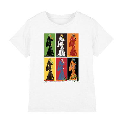 White - Front - Elvis Childrens-Kids Retro Boxes T-Shirt