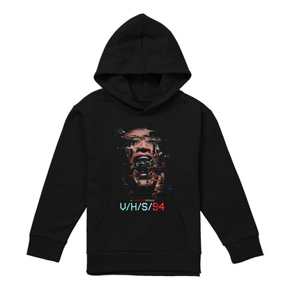 Black - Front - V-H-S-94 Childrens-Kids Key Art Hoodie