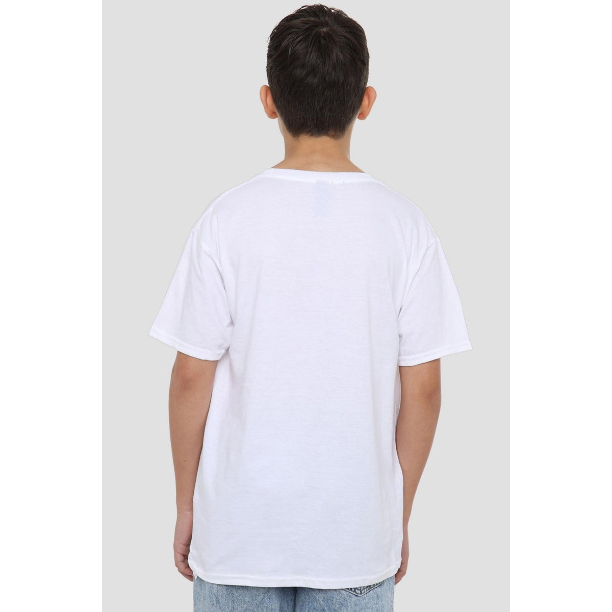 White - Back - Disney Childrens-Kids Mickey Mouse 4th Birthday T-Shirt