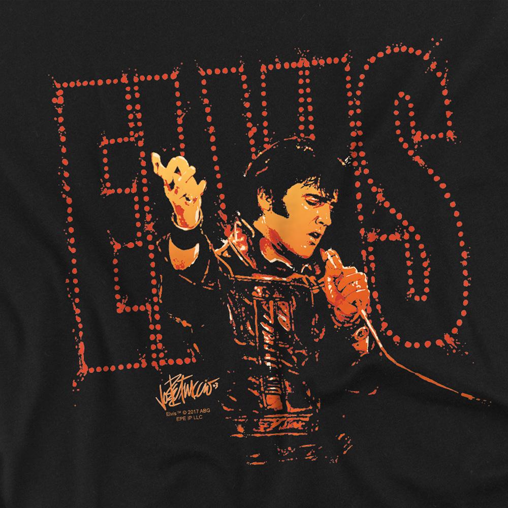 Black - Side - Elvis Presley Childrens-Kids Take My Hand T-Shirt