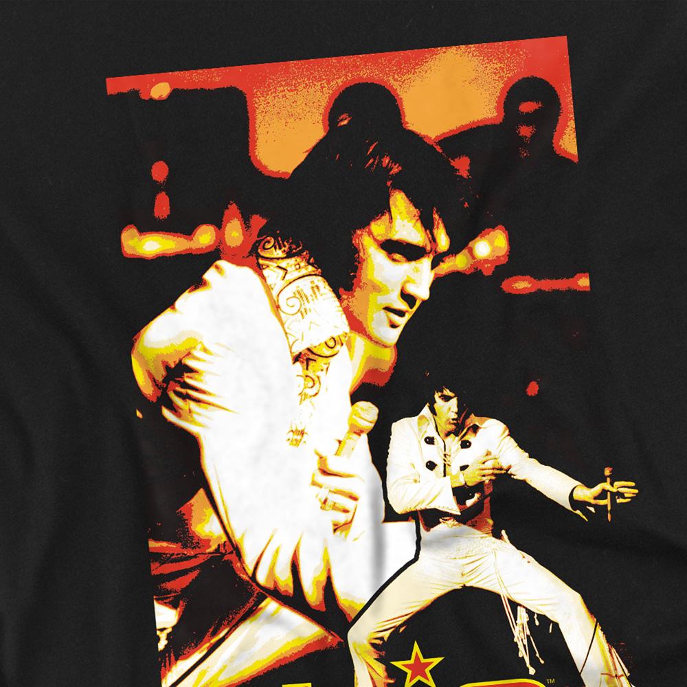 Black - Side - Elvis Presley Childrens-Kids Showman T-Shirt