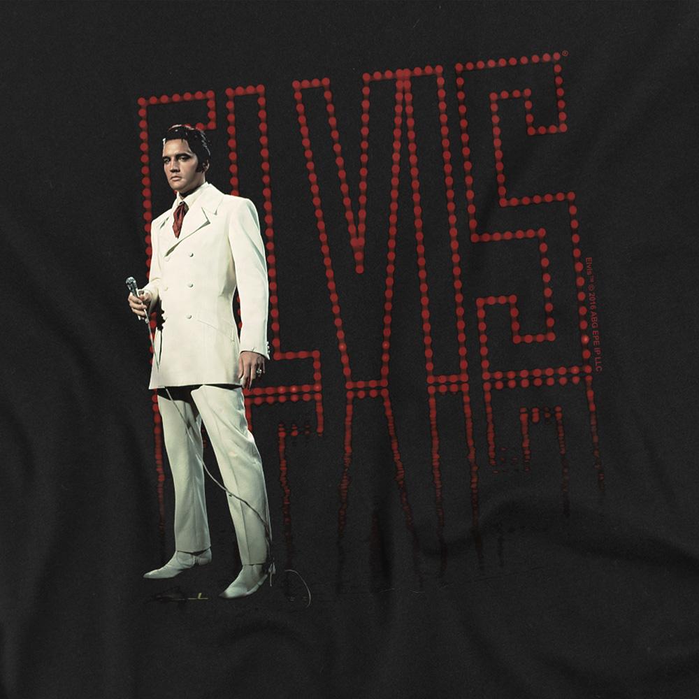 Black - Side - Elvis Presley Childrens-Kids White Suit T-Shirt