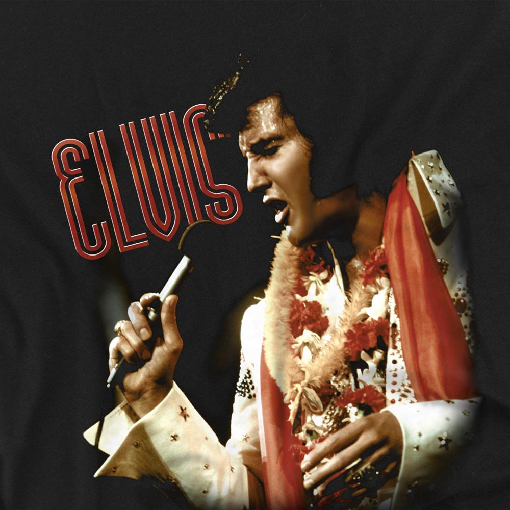 Black - Side - Elvis Presley Childrens-Kids Soulful T-Shirt