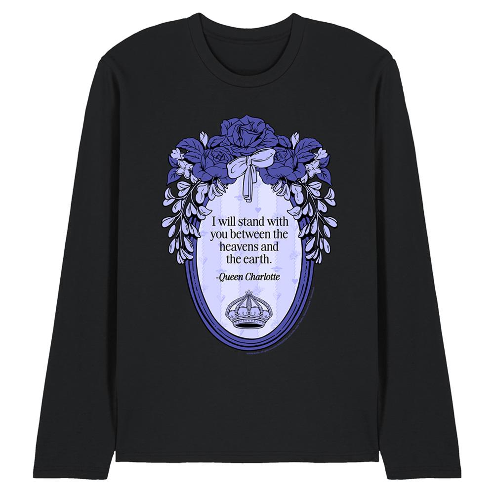 Black - Front - Bridgerton Unisex Adult I Will Stand With You Long-Sleeved T-Shirt
